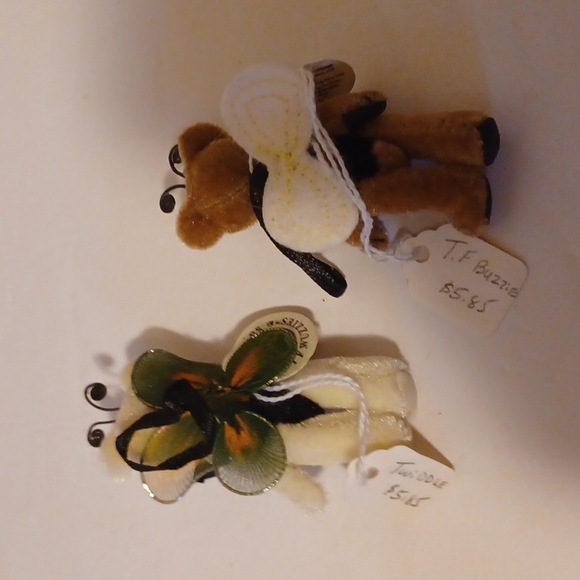 NEVER USED 4 🐝 BOYD'S BEARS 🐻BUMBLE B BUZZOFF, TWIDDLE, T F BUZZIE AND TINGER - Picture 6 of 6